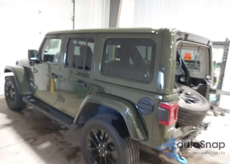 2022 Jeep Wrangler 4Xe Unlimited Sahara 4X4 from USA, damaged, VIN 1C4JJXP6XNW152943